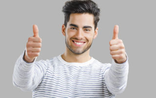confident smile