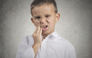 Child with toothache