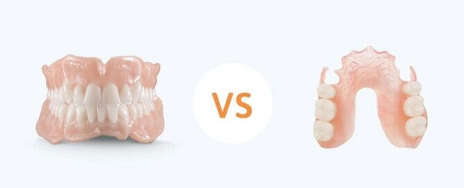 Differences Between Full & Partial Dentures - Monroe Family Dentistry