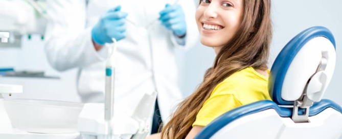 Dentist In Monroe treating a teenage patient